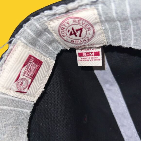 47’ Brand Iowa Hawkeyes Fitted Baseball Cap Size S/M - Picture 4 of 7